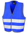 RS200BE R200JEV Result Core Kids Enhanced Vis Vest Royal Blue colour image